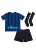 Inter Milan Babytruitje Thuis tenue Kind 2025-26 Korte Mouw (+ Korte broeken)